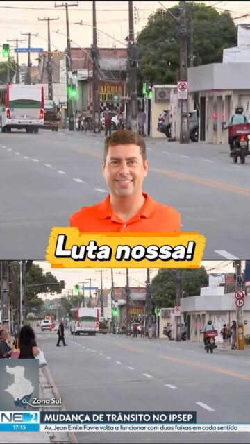 Luta do nosso mandato! 👊🏼
Na Avenida Jean Emile Favre, no Ipsep, ouvimos moradores, comerciantes e quem vive a rotina da região. A demanda chegou até nós, levamos a situação às autoridades responsáveis e conseguimos promover a mudança pleiteada pela população.