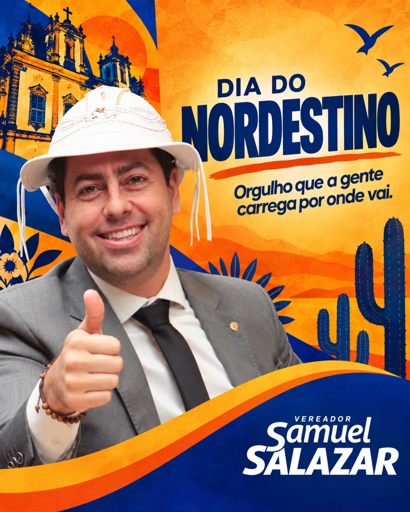 Ser nordestino é carregar uma história inteira no peito. 🫶🏼 É ter orgulho da nossa cultura, da nossa força, da nossa música, da nossa fé e, principalmente, da nossa gente.